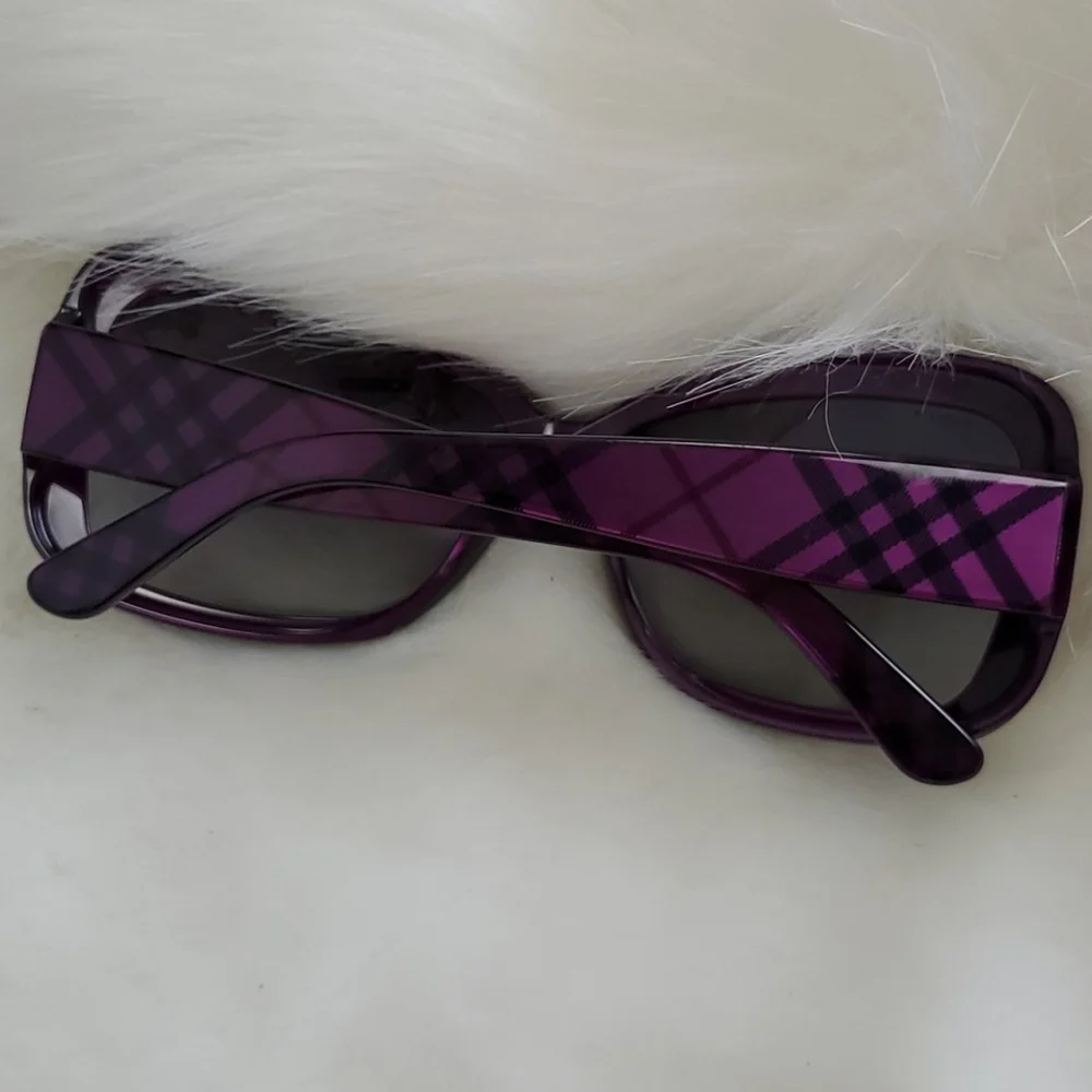 Authentic Burberry sunglasses purple used women